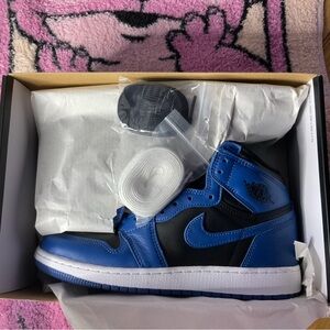 Jordan 1 Retro High OG Dark Marina Blue GS 7Y